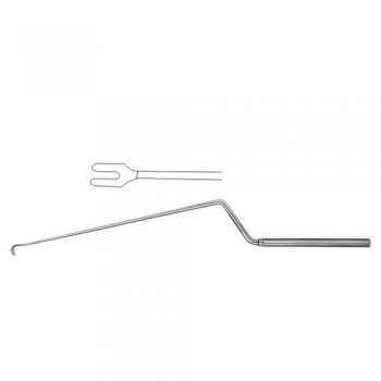 Hosobuchl Fork Spatula Bayonet Shaped - Rigid Stainless Steel, 26 cm - 10 1/4"